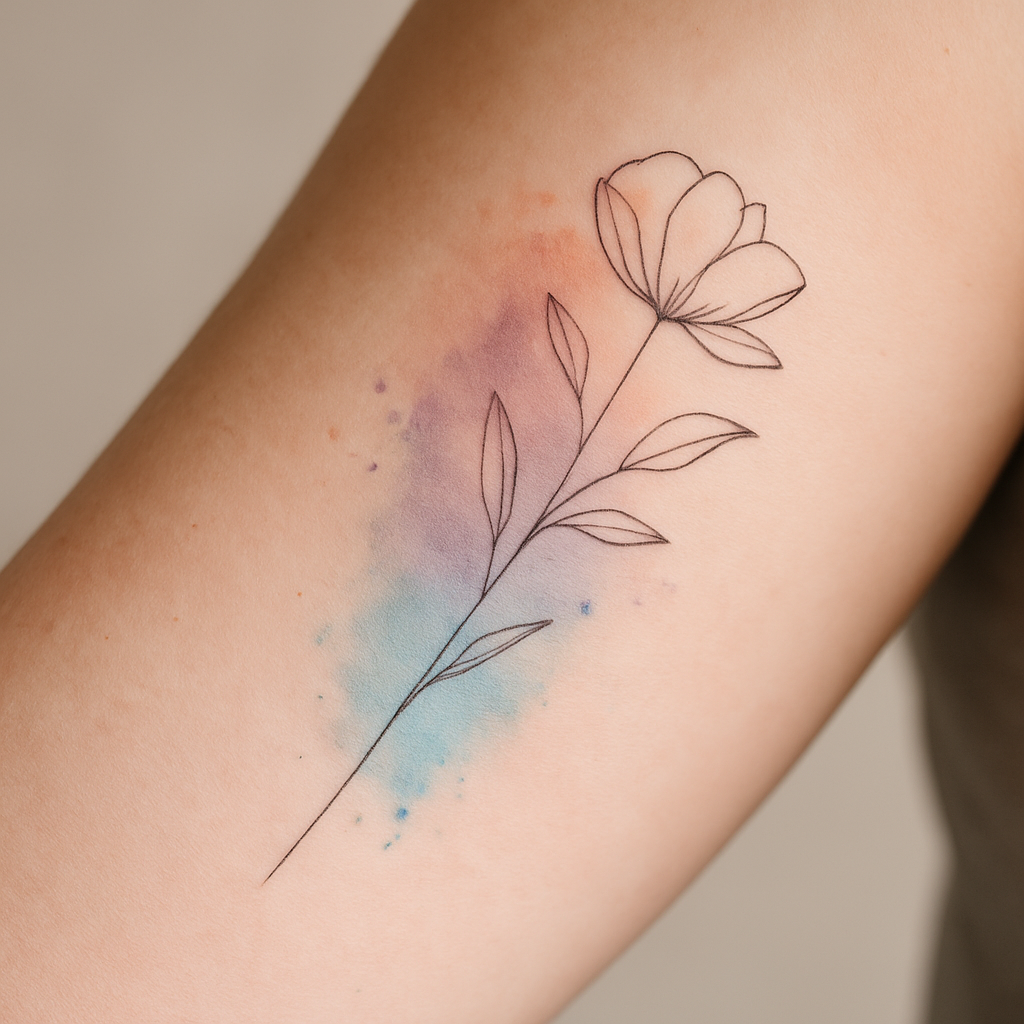Fact-Tattoo: Aquarell-Farbverlauf Tattoos – Kunstvolle Farbwelten
